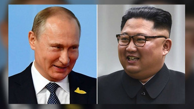 Putin'le Kim birbirini tebrik etti