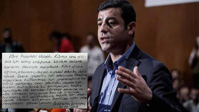 Demirtaş: Ben de içeride Kurmanci öğreniyorum