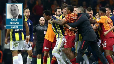 Derbi olunca rezalet eksik olmuyor