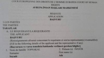 AİHM'e ilk bireysel başvuru yapıldı