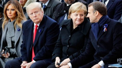 'Trump, Paris'teki anma töreninde müttefikleri tarafından dışlandı'