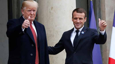 Macron'dan Trump'a: Müttefikler birbirine saygılı olmalı