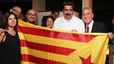 Maduro'nun fotoğrafı Katalonya’yı karıştırdı