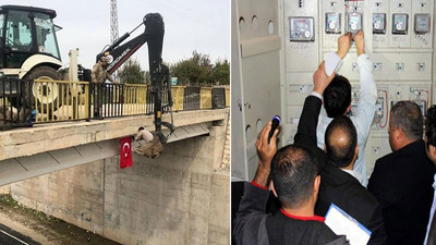 Silvan’da askeri operasyonla elektrik cezası kesildi