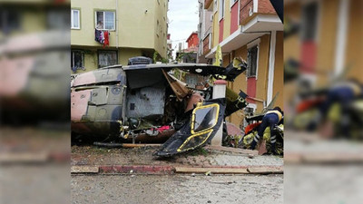 İstanbul'da askeri helikopter düştü