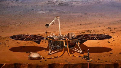 NASA'nın keşif aracı InSight Mars'a indi