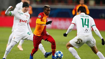 Galatasaray deplasmandan mağlup ayrıldı