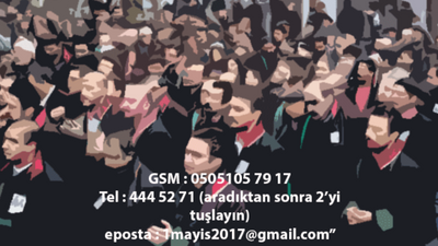 Avukatlardan 1 Mayıs için krizi masası