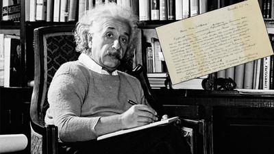 Einstein'ın 'Tanrı mektubu' 2,9 milyon dolara satıldı