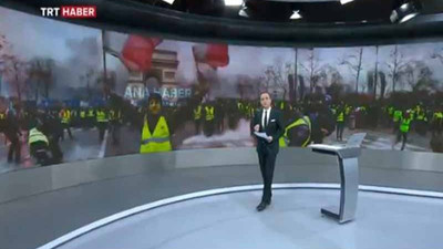 TRT Haber'e göre Paris'teki protestocu ‘PKK/PYD sempatizanı'