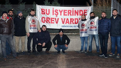 İZBAN'da grev başladı