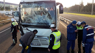 Tekirdağ'da işçi servisleri çarpıştı: 25 yaralı