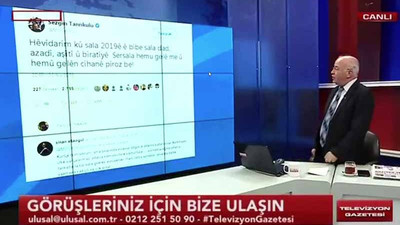 Urfa Barosu'ndan Ulusal TV'ye: Kürt diline tahammülsüzlüğü dışa vurdular