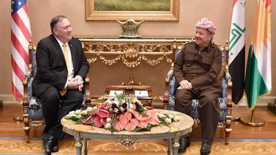 Barzani'den Pompeo'ya: Kürt halkı daha fazla acı çekmemeli