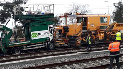 İstanbul Florya'da tren kazası