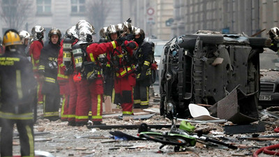 Paris'te gaz kaçağı nedeniyle patlama: 4 ölü