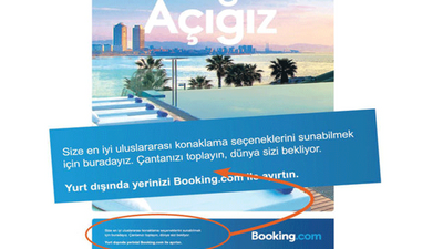 Booking.com yasağı komşulara yaradı