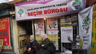 HDP’nin seçim bürosuna engel, işyeri sahiplerine de tehdit