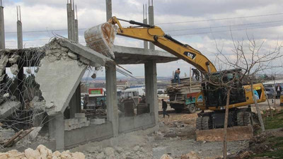 Urfa'da yıkım gerginliği: 4 gözaltı