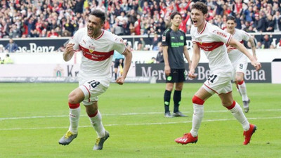 Ozan Kabak, Stuttgart'ta iki gol birden attı