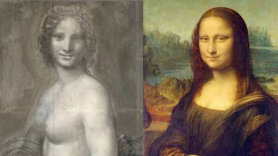 Da Vinci 'Çıplak Mona Lisa'yı çizmiş