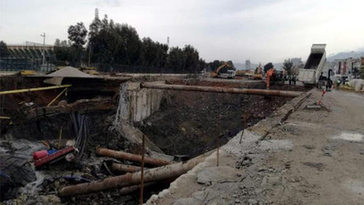 Metro inşaatında göçük: 2 işçi kayıp