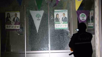 HDP'nin kent merkezindeki bürosuna silahlı saldırı