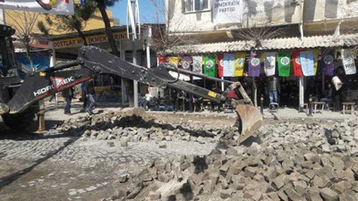 Kayyım HDP'nin miting yapacağı alanı kazdı