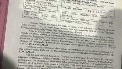 Polis 'propaganda yapılıyor' diyerek seçim bürosunu bastı