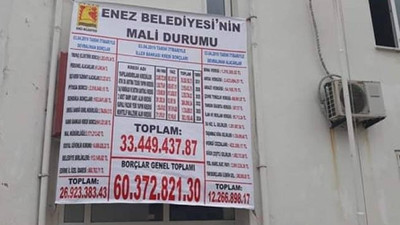 AKP'li belediye başkanı, Enez Belediyesi'ne 60 milyon lira borç bıraktı