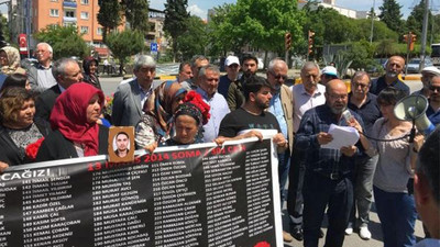 Soma'da yaşamını yitiren işçiler anıldı: Adaleti göçük altından çıkaracağız