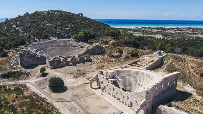 Antik Patara Deniz Feneri kendi malzemesiyle ayağa kalkacak ilk fener