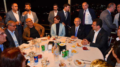 İmamoğlu, Hakkı Savunanlar Platformu'nun iftarında Kılıçdaroğlu ile buluştu