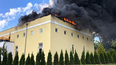 Kopenhag'daki Fetih Camii'nde yangın