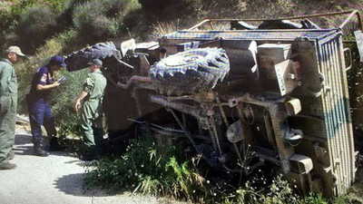 Hatay’da askeri araç devrildi: 19 yaralı