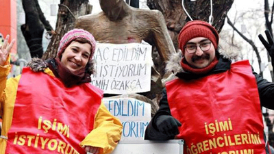 Gülmen ve Özakça kapıları kırılarak gözaltına alındı