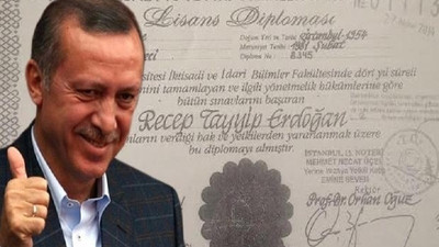 Erdoğan'ın diploma fotokopisini tasdikleyen katibi soruşturmayan notere uyarı