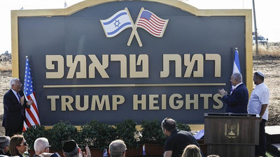 Netanyahu'dan Golan teşekkürü: Trump Tepeleri