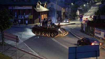 Önce alkol sonra tank aldılar