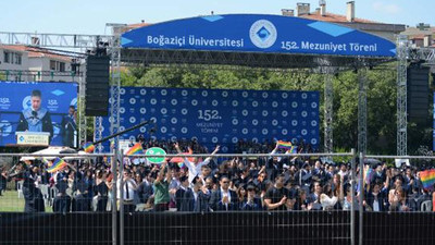 Boğaziçi Üniversitesi'nde protestolu mezuniyet