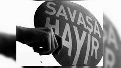 'Ülkemizde savaş yok, 'savaşa hayır' sloganını değiştirin'