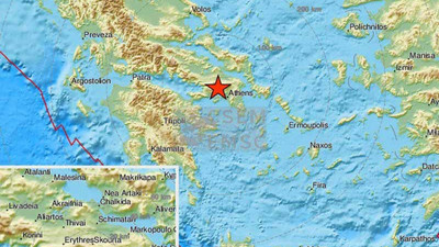 Yunanistan'da 5.1 ve 4.4 büyüklüğünde deprem