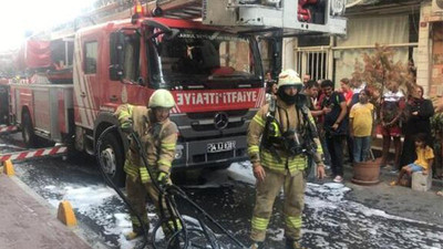 İstanbul'da otel yangını