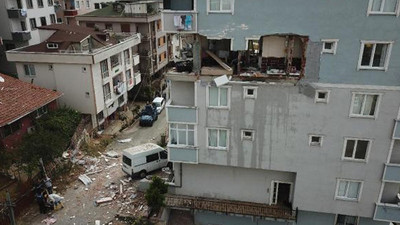 İstanbul'da 6 katlı bir binada patlama