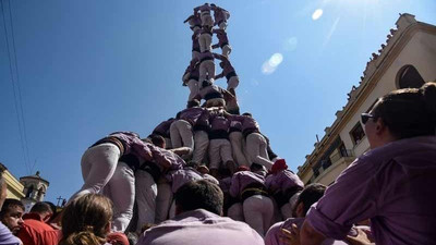 İspanya'da İnsan Kulesi Festivali düzenlendi