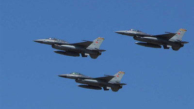 F-16'lar Suriye'de uçtu