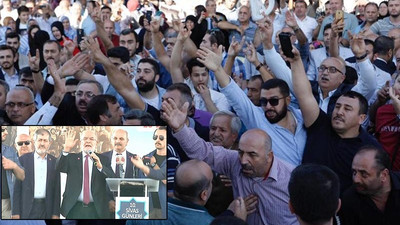 Karamollaoğlu'na Sivas etkinliğinde ülkücü protestosu