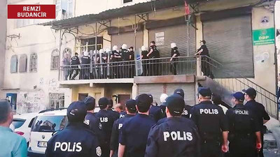 Polis ilçe binalarını ablukaya aldı, basın açıklamasına izin vermedi