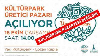 Tunç Soyer Kültürpark'ı 'pazar yeri' yapıyor