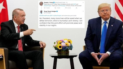 Erdoğan'dan Trump'a Twitter'dan cevap